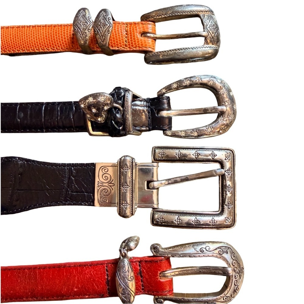 Vintage Brighton Red Leather Belt – Size XL ❤️ - Picture 13 of 14